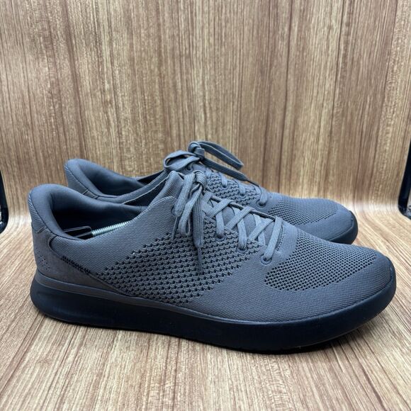 Kizik Lima Hands Free Graphite Gray Black Mens Size 15 Athletic Sneakers EUC - Picture 1 of 8
